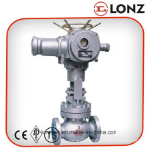 API Cast Carbon Steel Flanged Electric Globe Valve